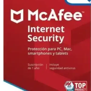 McAfee Internet Security para 10 Dispositivos – 1 año