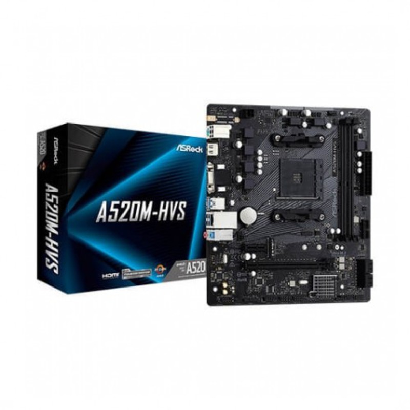 ASRock A520M-HVS Socket AM4