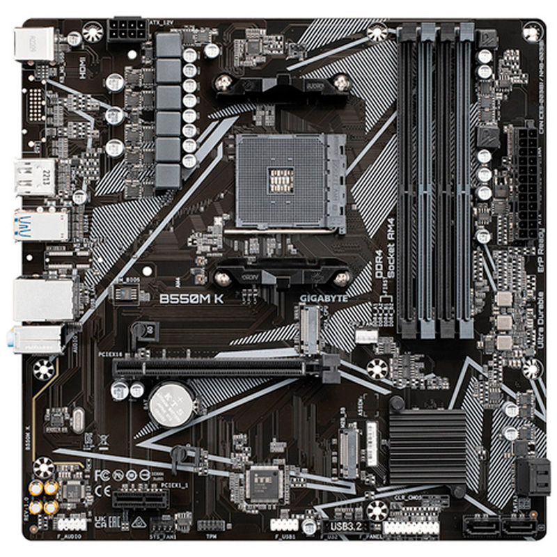 Gigabyte B550M K Socket AM4