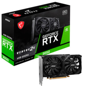 MSI GeForce RTX 3050 VENTUS 2X OC 6GB GDDR6
