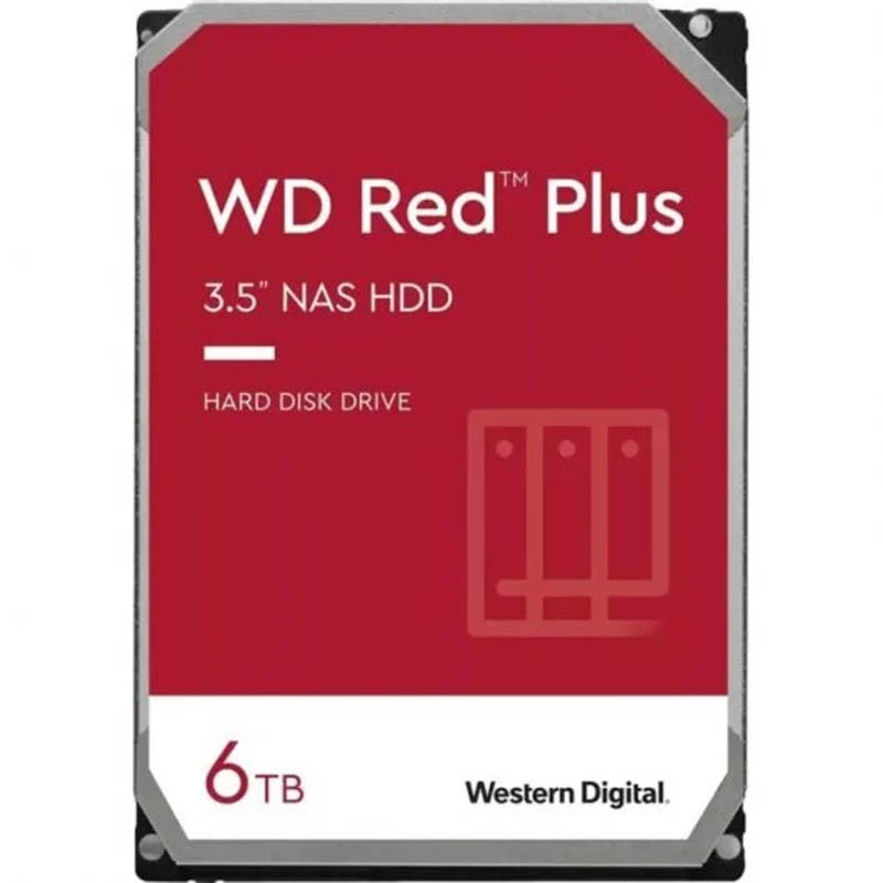 Western Digital Red Plus NAS 6TB 3.5 SATA3